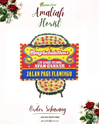 Bunga Papan Congratulation di Gambasan